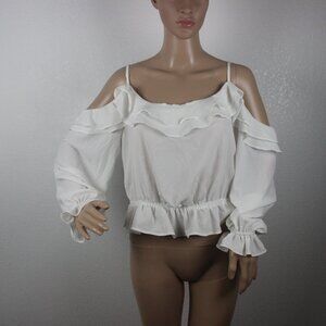 Divided, Top, Women's L, White